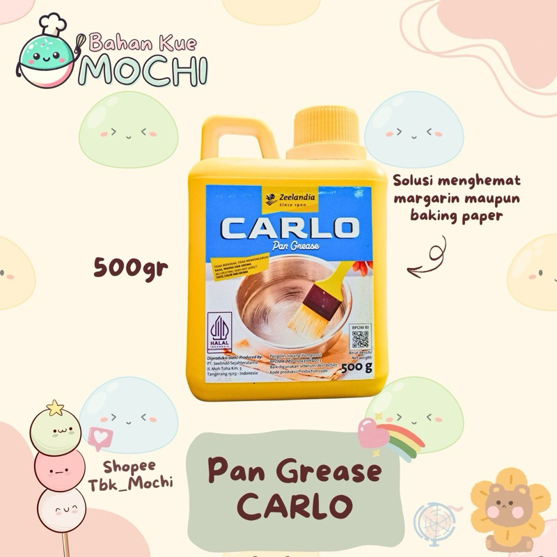 

Pengoles Loyang CARLO 500gr / CARLO Pan Grease 500gr