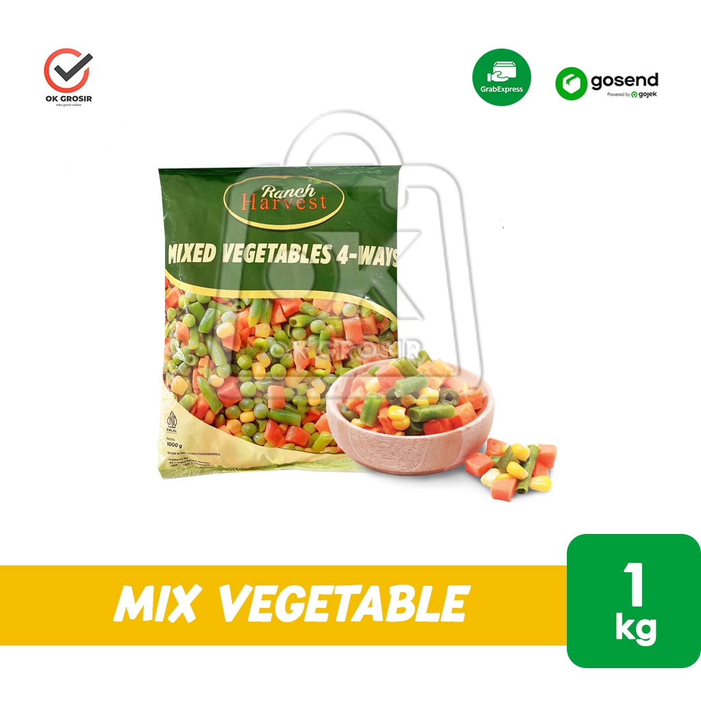 

Mix Vegetables 4 Way / Sayuran Beku 1kg (KHUSUS INSTANT)