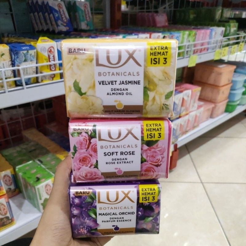 sabun batang Lux 100g isi 3