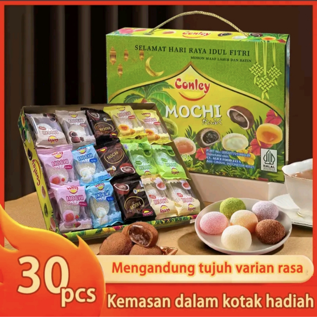 

Mochi Conley Parcel Lebaran - Isi 30 mochi mix 7 rasa Food