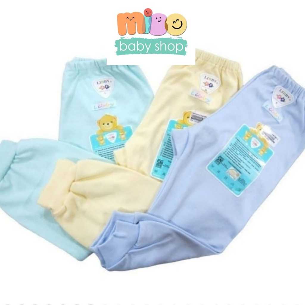 LIbby celana panjang pampers buka kaki isi 3pcs Libby celana panjang buka kaki polos Libby celana wa