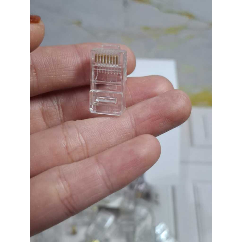 Connector RJ45 AMP Box Tyco Electronics isi 100pcs harga 100 biji