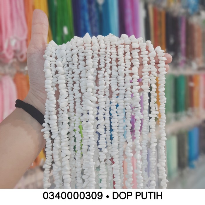 Stone Bead / Manik Manik Aksesoris / Stone Bead Batu Alam - Bahan Kerajinan Tangan / Dijual Per Rent