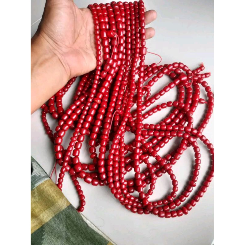 tasbih batu marjan model tabung