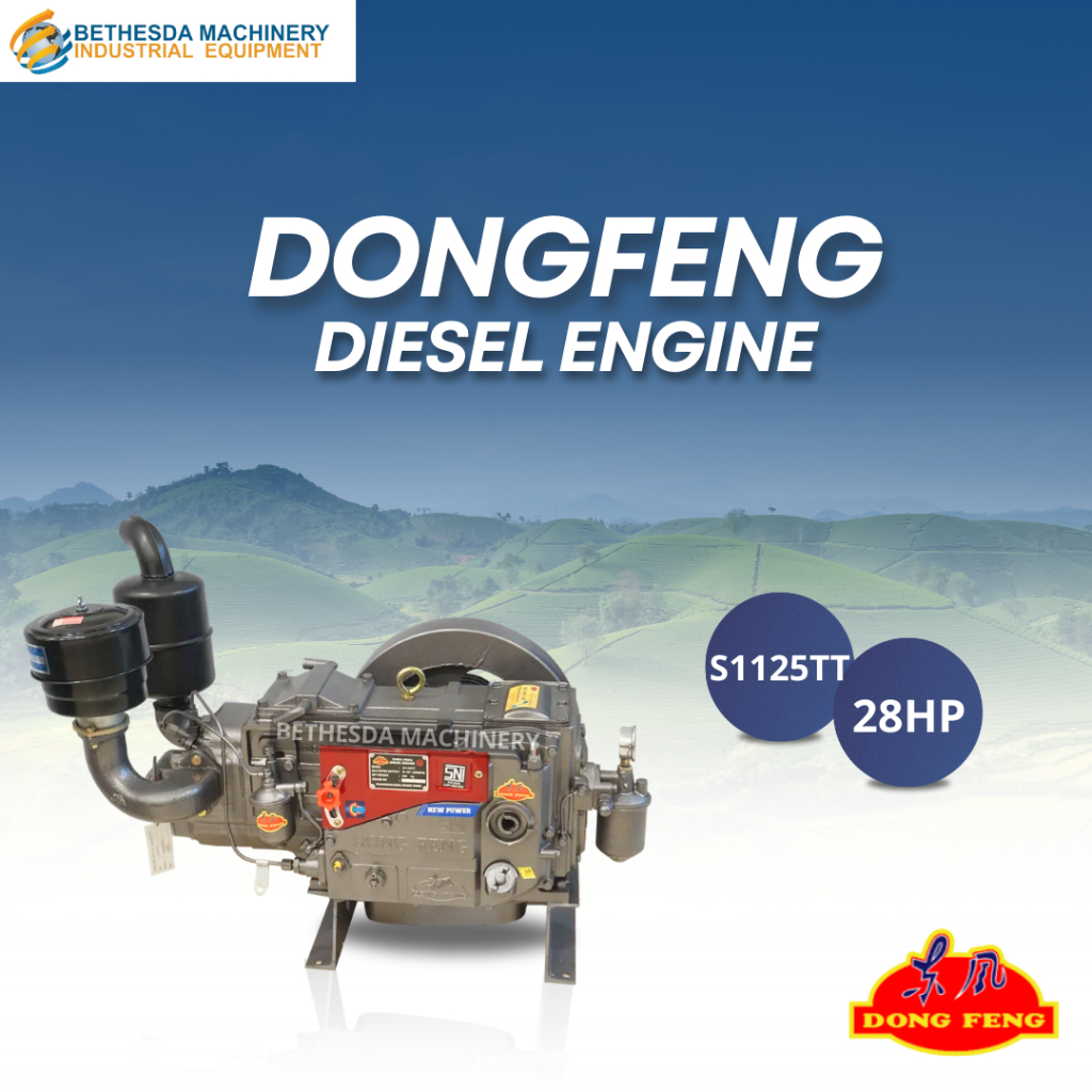 Dongfeng Diesel 28 HP Mesin Penggerak 28 PK S 1125 TT