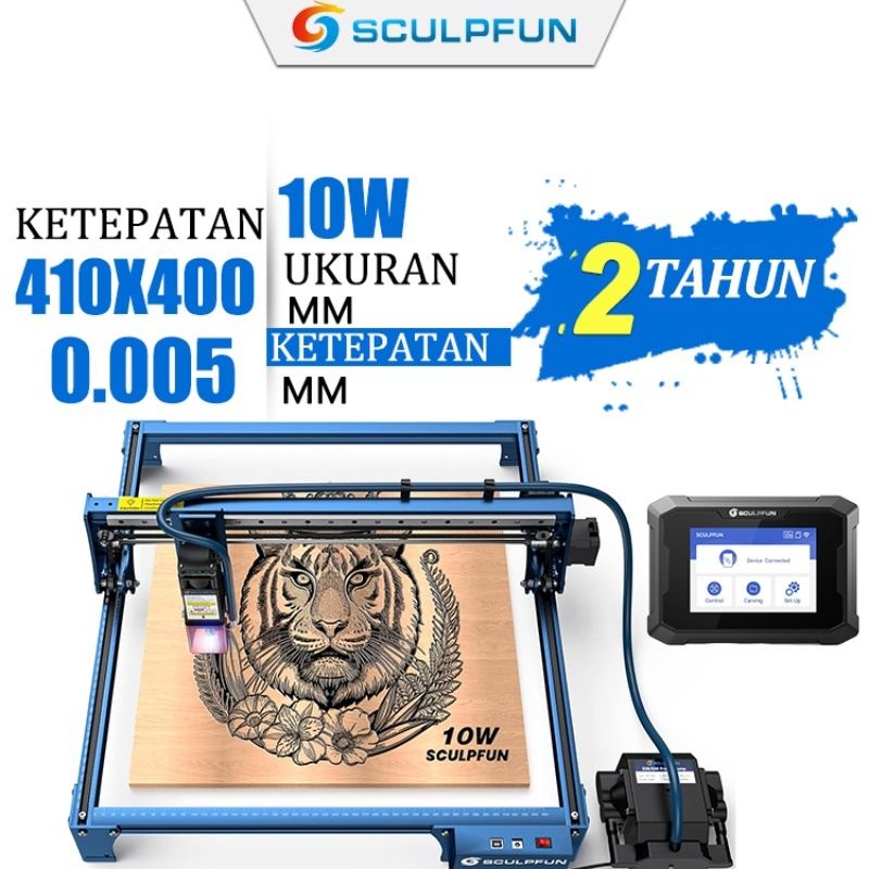 SCULPFUN S30 PRO mesin laser cutting Garansi 2 tahunpemotong laser cocok untuk kayu, logam dan