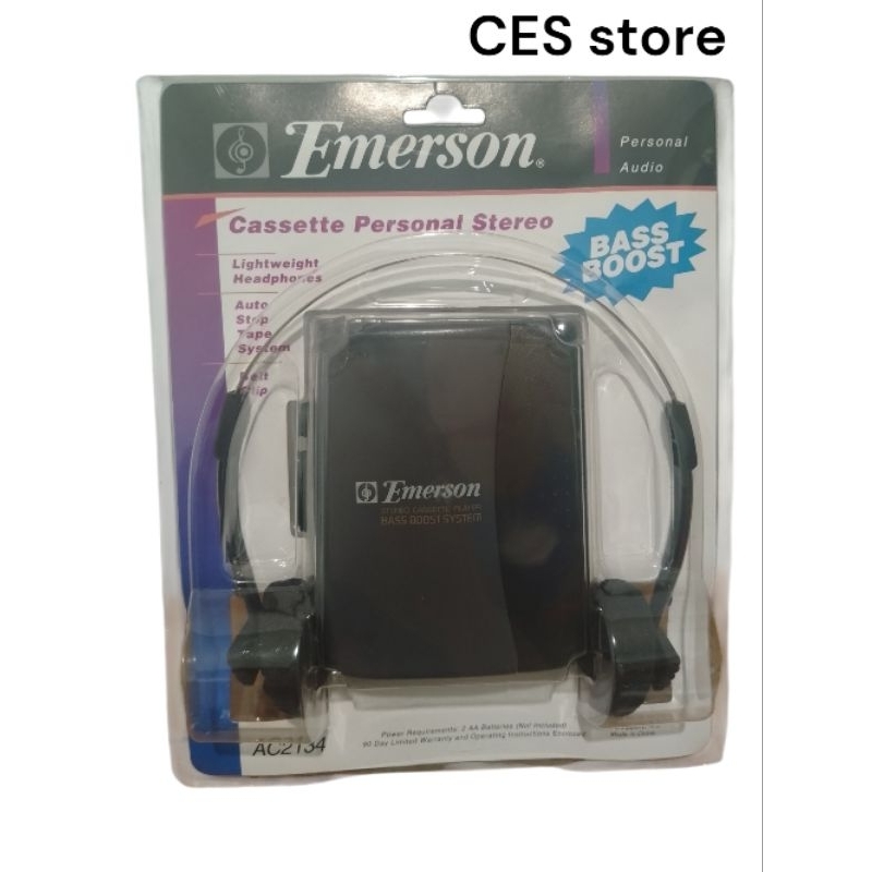 walkman pemutar kaset pita retro vintage emerson