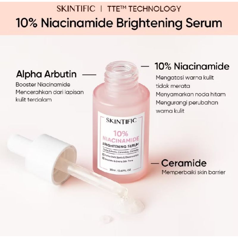 SKINTIFIC Brightening Serum Niacinamide 10% SKINTIFIC
