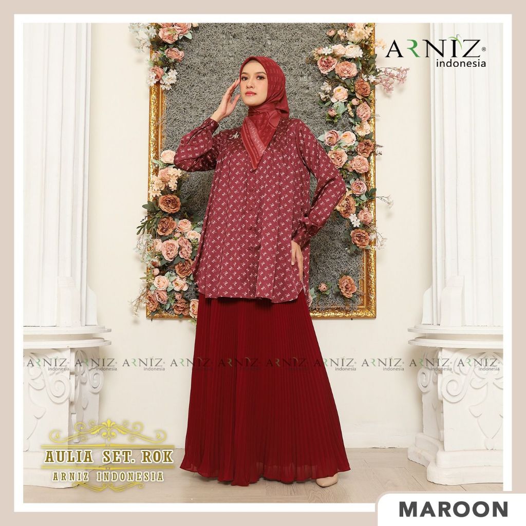 Arniz Indonesia - Aulia Setelan Rok Signature Printing