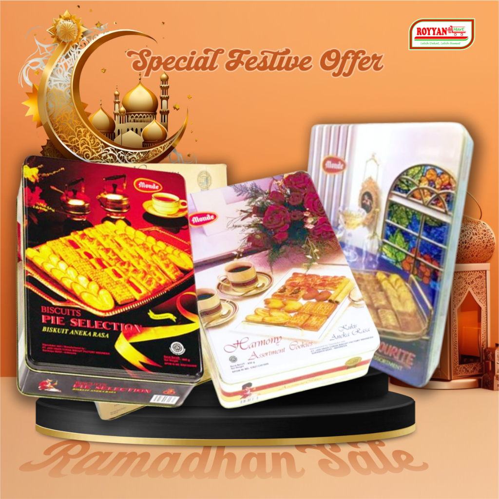 

PROMO Ramadhan MONDE | Harmony 850g | Pie Selection 800g | Favourite 575g | Menu Lebaran Idul Fitri