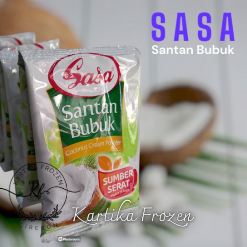 

SASA SANTEN BUBUK RENCENG 12 SachetX 20Gr, Sebagai Bahan Dasar/ taburan Masakan kue Makanan dan Minuman Panas/Dingin