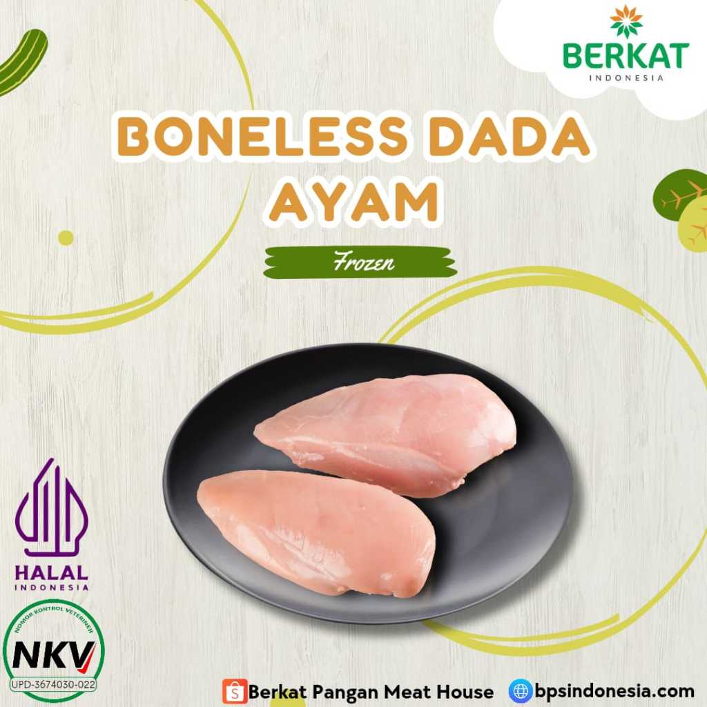 

Boneless Dada Ayam | Fillet | Tanpa Tulang