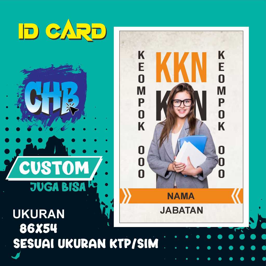 ID CARD / KARTU PELAJAR OSIS MAHASISWA MAHASISWI