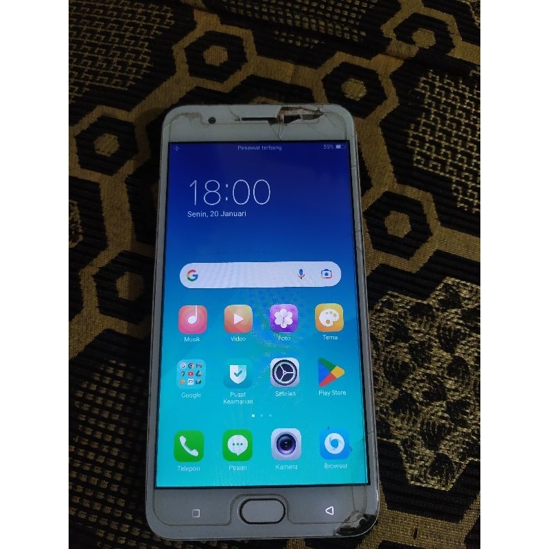 Oppo f1s minus lcd retak orian Sentuh masih normal 100% | Oppo f1s minus