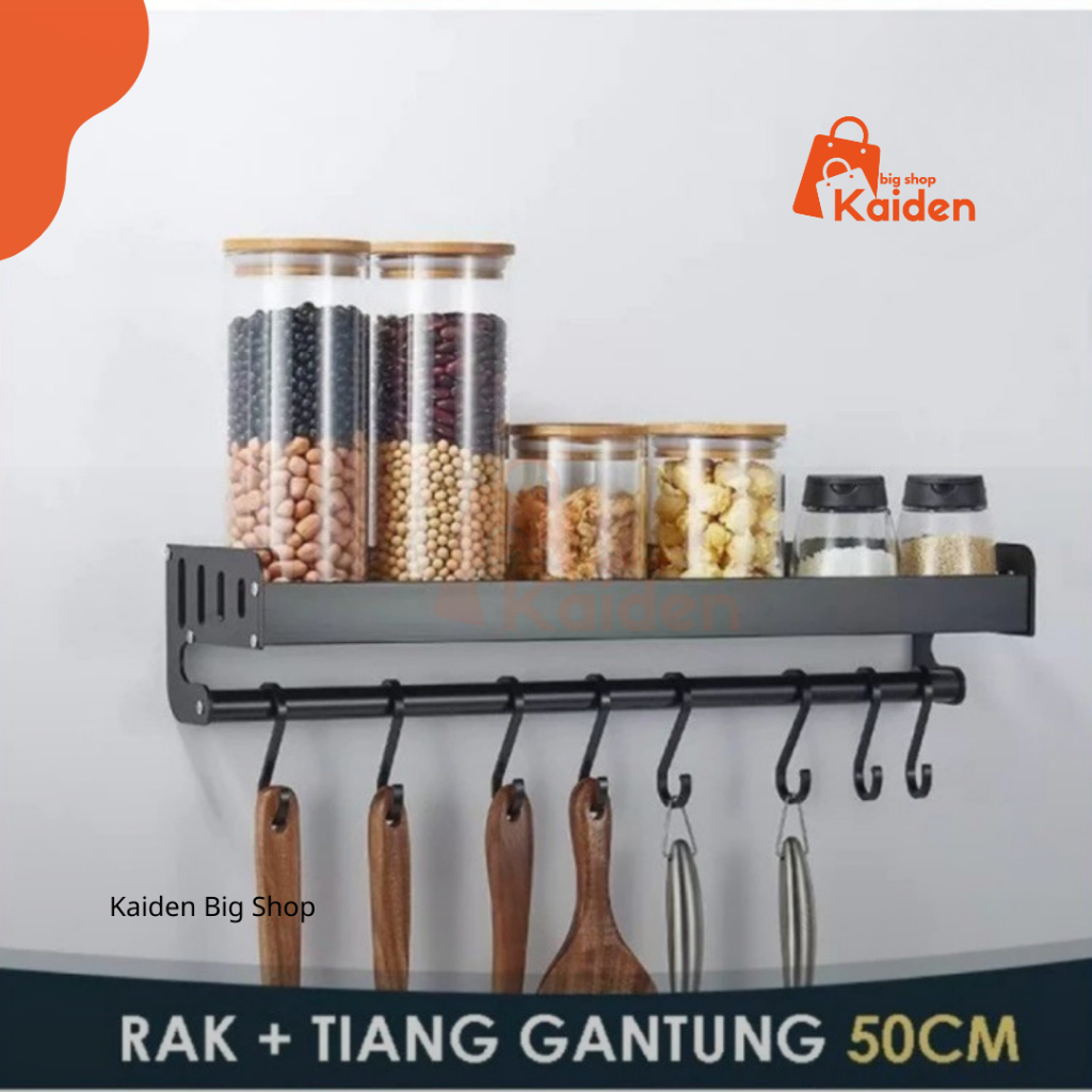 Rak bumbu dapur / Rak dapur gantung / rak bumbu tempel  - Kaiden Big Shop