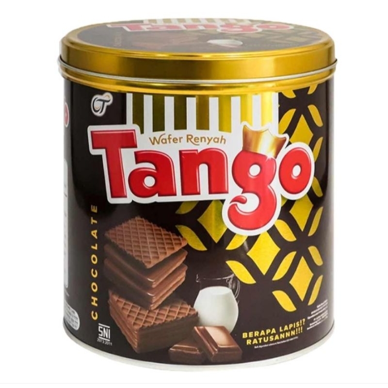 

Tango wafer cokelat kaleng 240 g