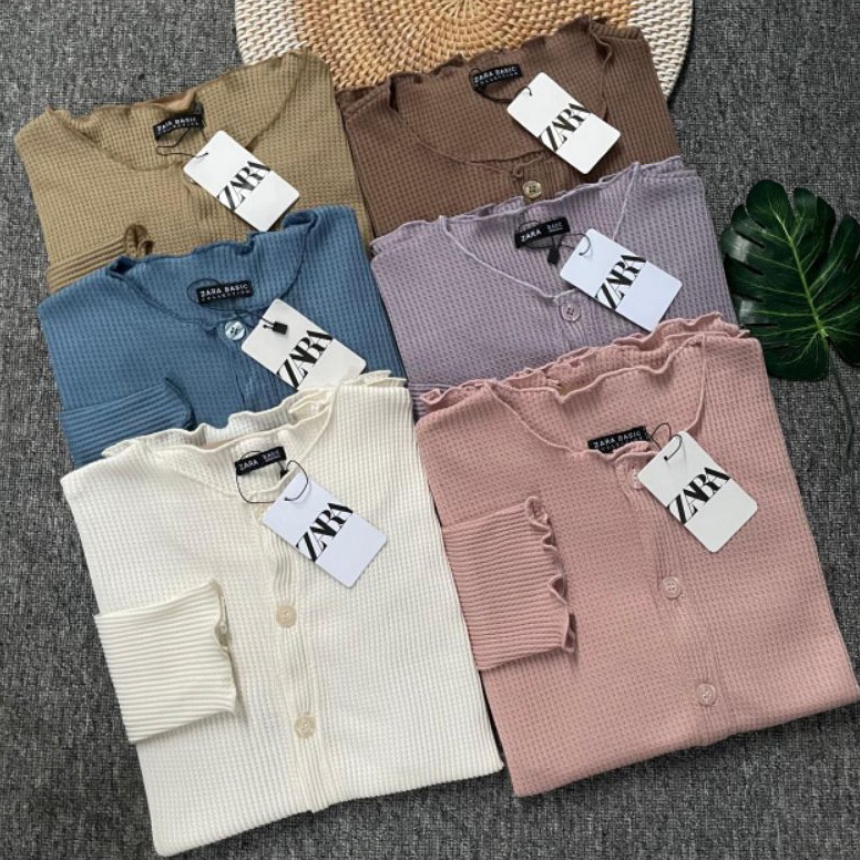 SALEE CARDIGAN WANITA OVERSIZE JUMBO  CARDIGAN WAFFLE PREMIUM TERMURAH