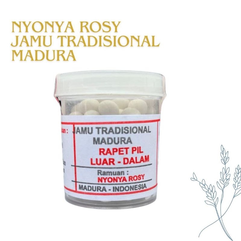 Jamu Herbal Madura Nyonya Rosy Rapt Luat dalam perawatan wanita
