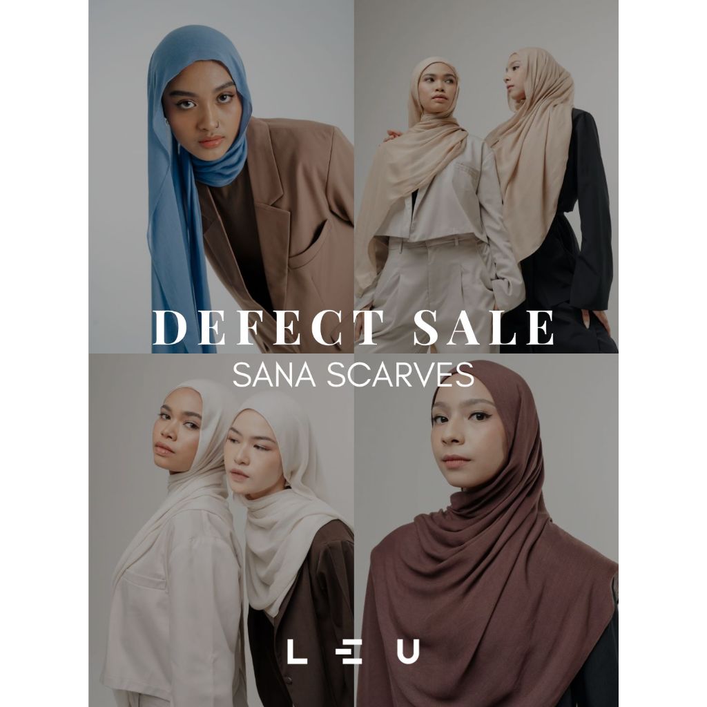 LEU Official - Defect Sale Sana Scarf | Pashmina Delicate Rayon