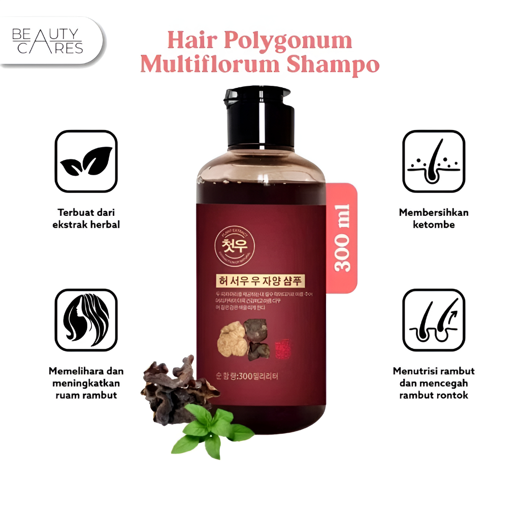 Shampoo Yurizumi Original Menutrisi Akar Rambut dan Membersihkan Ketombe