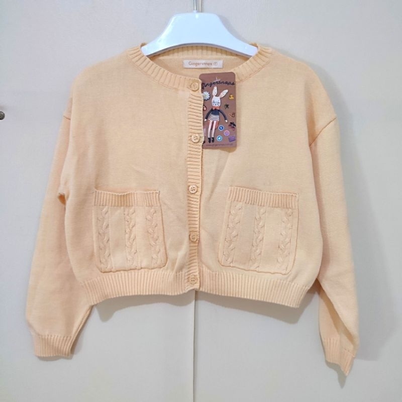 Outer Anak Perempuan Knit Cardigan Bolero Gingersnaps