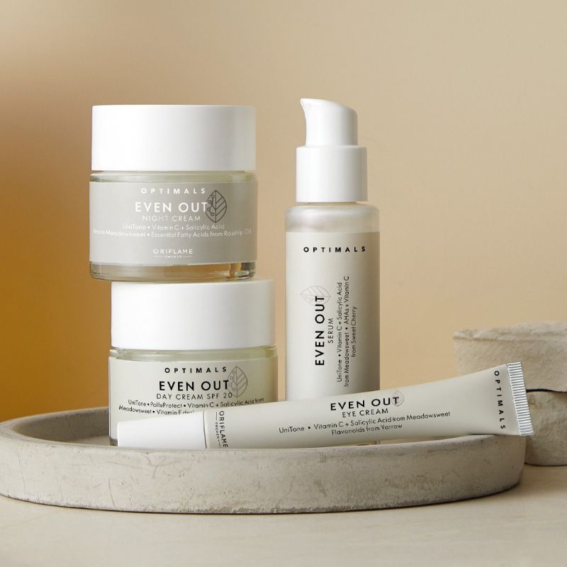 Optimals Even Out Day Cream SPF 20/Optimals Even Out Night Cream/Optimals Even Out Serum/Optimals Ev