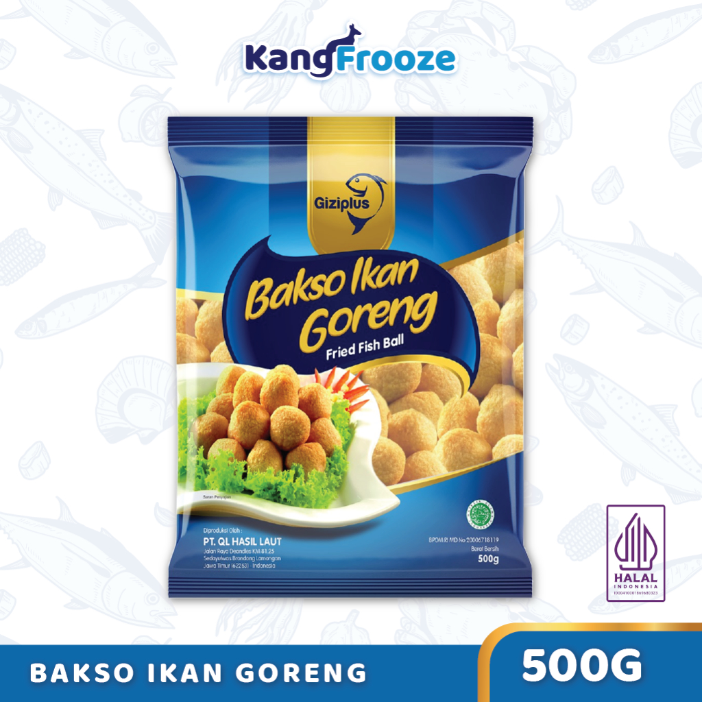 

Giziplus Bakso Ikan Goreng 500gr