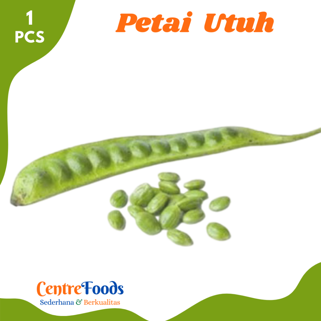 

PETE Utuh - Petai Utuh Fresh | 1 Papan [ Harga Per PCS ]