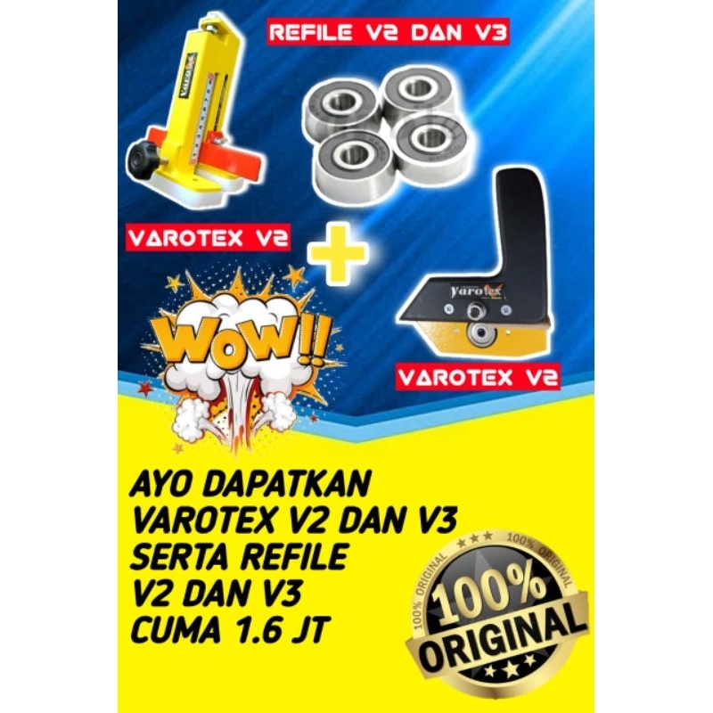 Varotex V2 & V3 SERTA refile V2 & V3 ALAT PEMOTONG HPL TANPA LISTRIK PRAKTIS 100%ORI