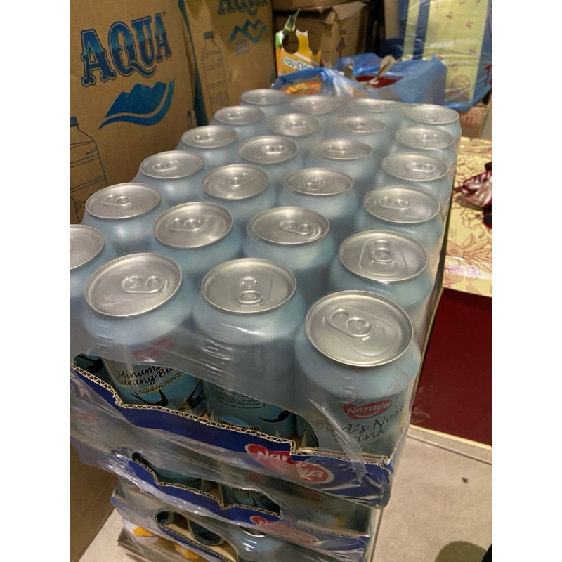 

Minuman Kaleng Sarang Walet Naraya Birds Nest 300ml x 24klg Khusus Instan
