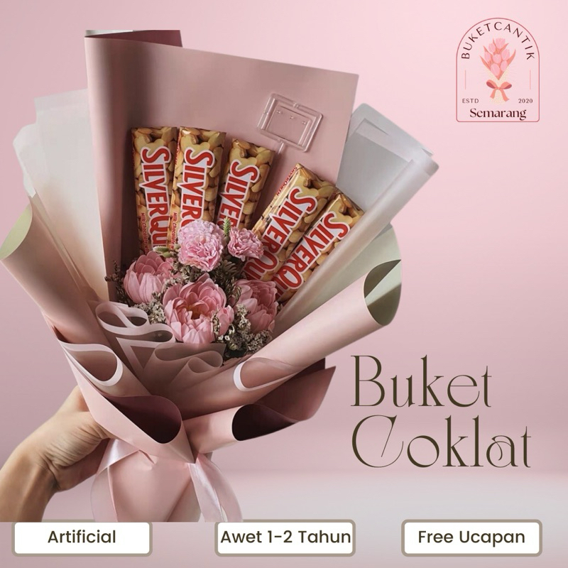 

LANGSUNG KIRIM BUKET COKLAT SILVERQUEEN PREMIUM DAN BUNGA MAWAR BESAR TERMURAH TERLARIS BUKET ULANG TAHUN BUKET WISUDA