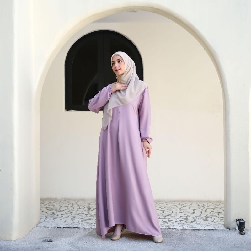 Baju gamis syar'i atasan wanita trendy/Dress premium
