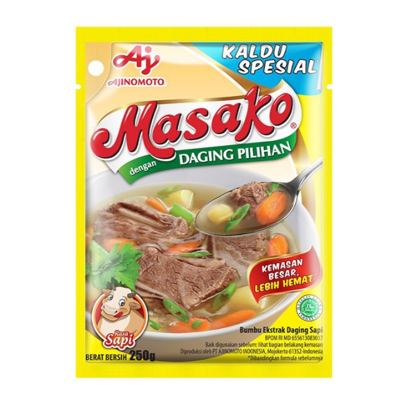 

Masako bumbu kaldu penyedap rasa 250 g