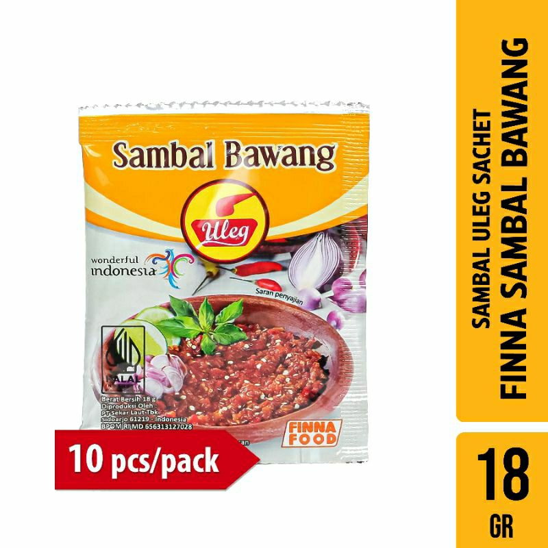 

Finna Sambal Uleg Bawang 1pack (10x18gr)