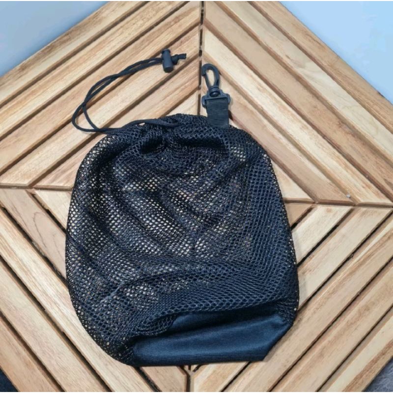 POUCH BAG PRIA / WANITA BAHAN JARING TAS HANDUK POUCH PERLENGKAPAN MANDI