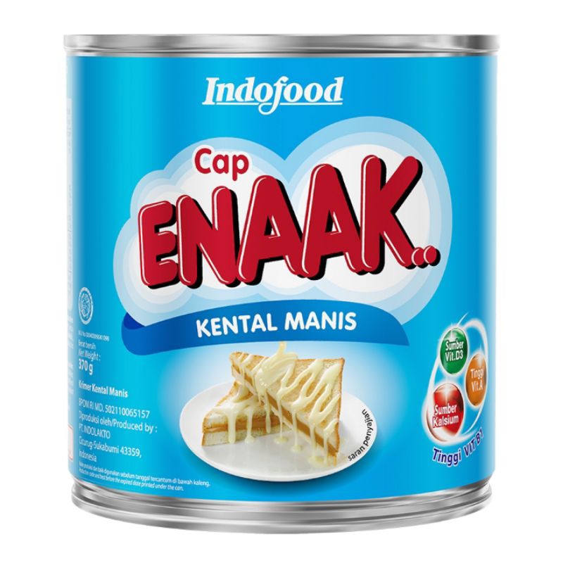 

Cap enaak krimer kental manis putih 370 g