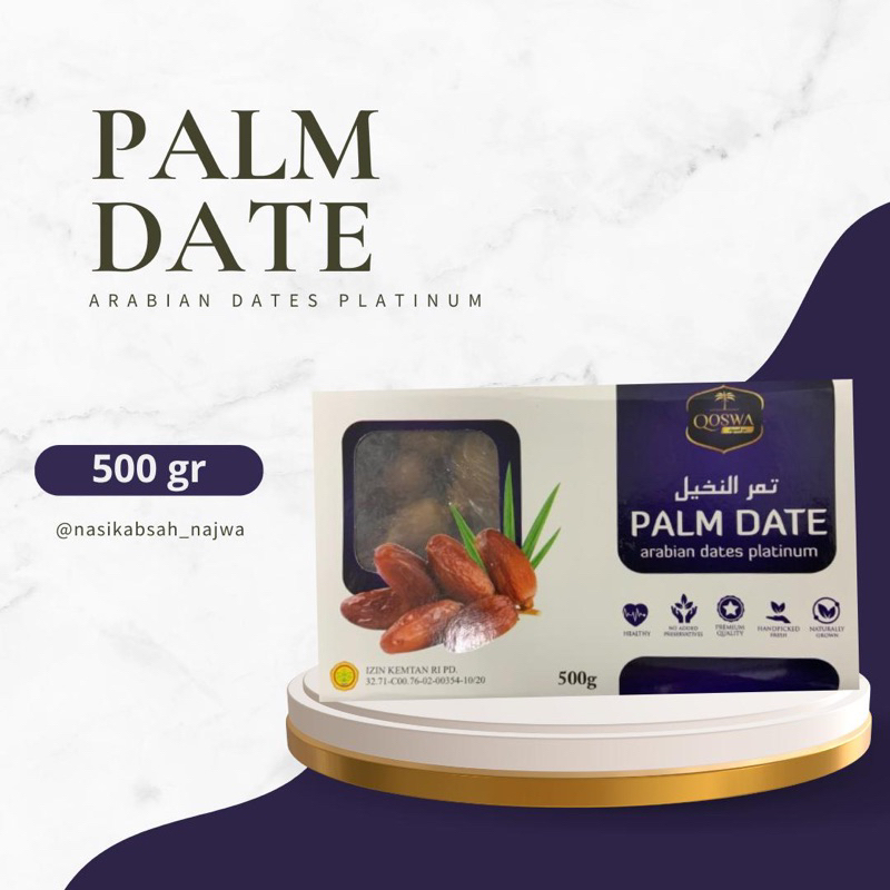 

Qoswa Palm Date Arabian Dates Platinum 500gr