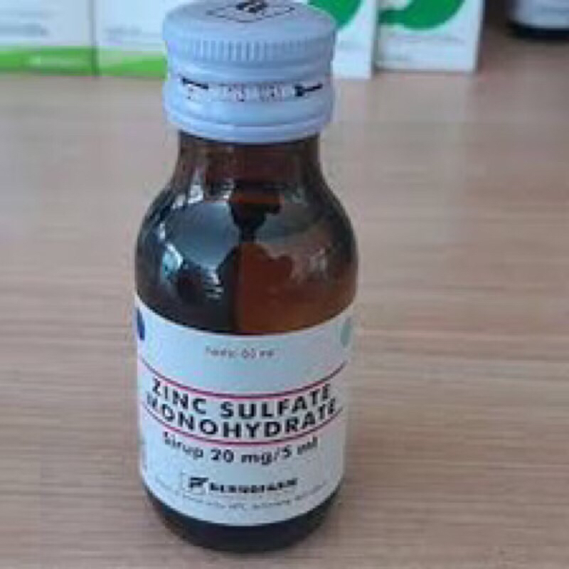 zinc sulfate sirup berno merk berno 20mg/60ml