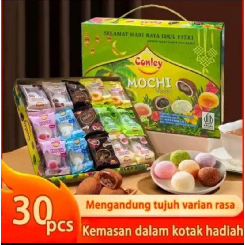 

Mochi conley isi 30 pcs mix edisi lebaran hampers