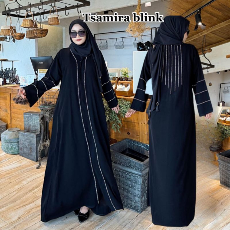 (COD)abaya turki hitam/abaya remaja/abaya dewasa/abaya kekinian/abaya viral