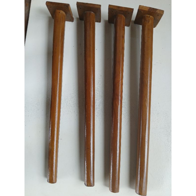kaki meja kayu jati minimalis