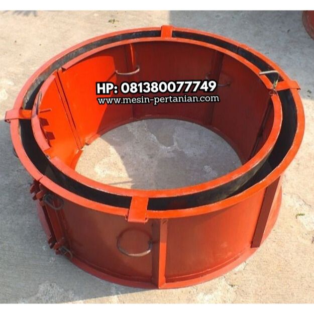 Jaul Cetakan Gorong Gorong – Buis Beton 80 x 50 cm / Alat Cetak Sumur Murah
