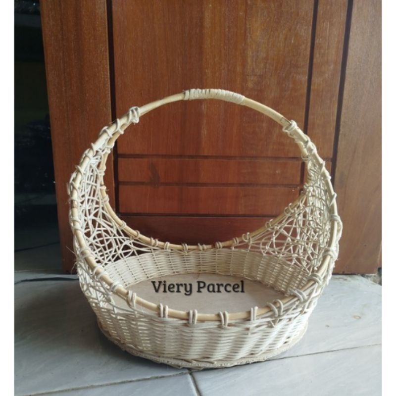 KERANJANG HANTARAN SESERAHAN PERNIKAHAN MODEL CICIN, TEMPAT BUAH SESERAHAN, KRANJANG BUAH ISI SATUAN