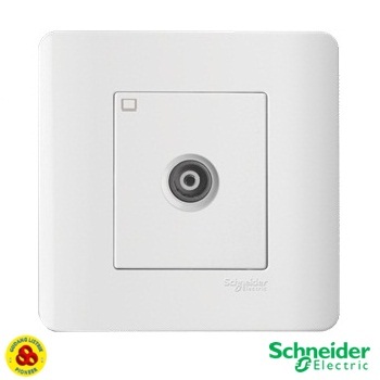 Outlet TV 1G Master White Clipsal Zencelo Schneider E8431TVM_WE