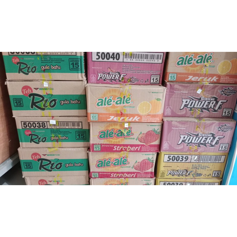 

Minuman Teh Rio/Panther/Ale2/power F