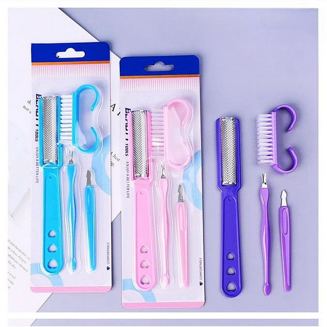 Set Pedicure Nail 4 pcs Perawatan Kuku Tangan Dan Kaki Alat Manicure Nail Art