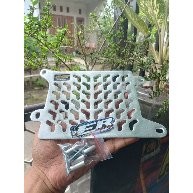 cover radiator Xeon karbu cnc cover tutup pelindung radiator Xeon Karbu cnc