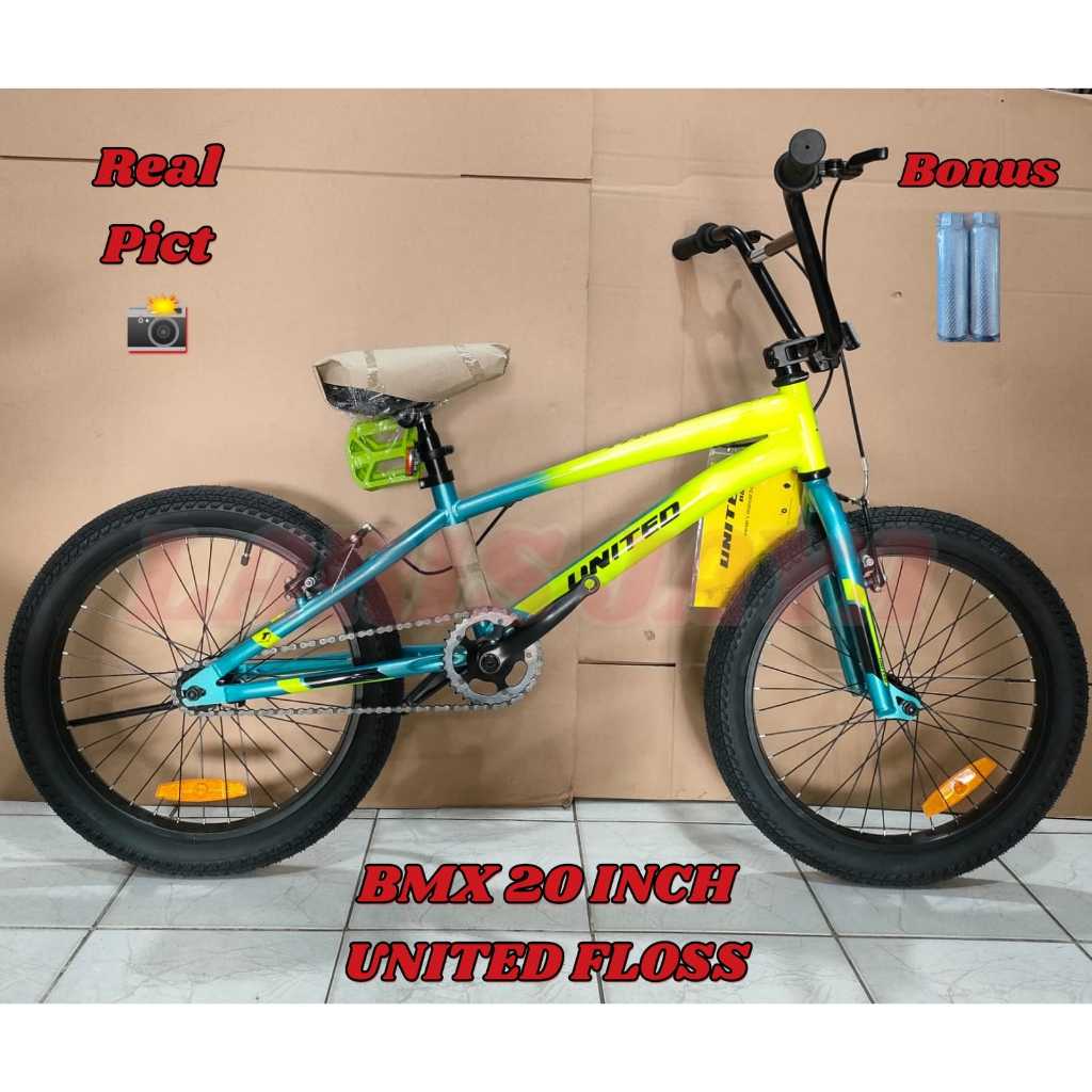 SEPEDA BMX 20 INCH UNITED FLOSS BY UNITED ANAK LAKI LAKI