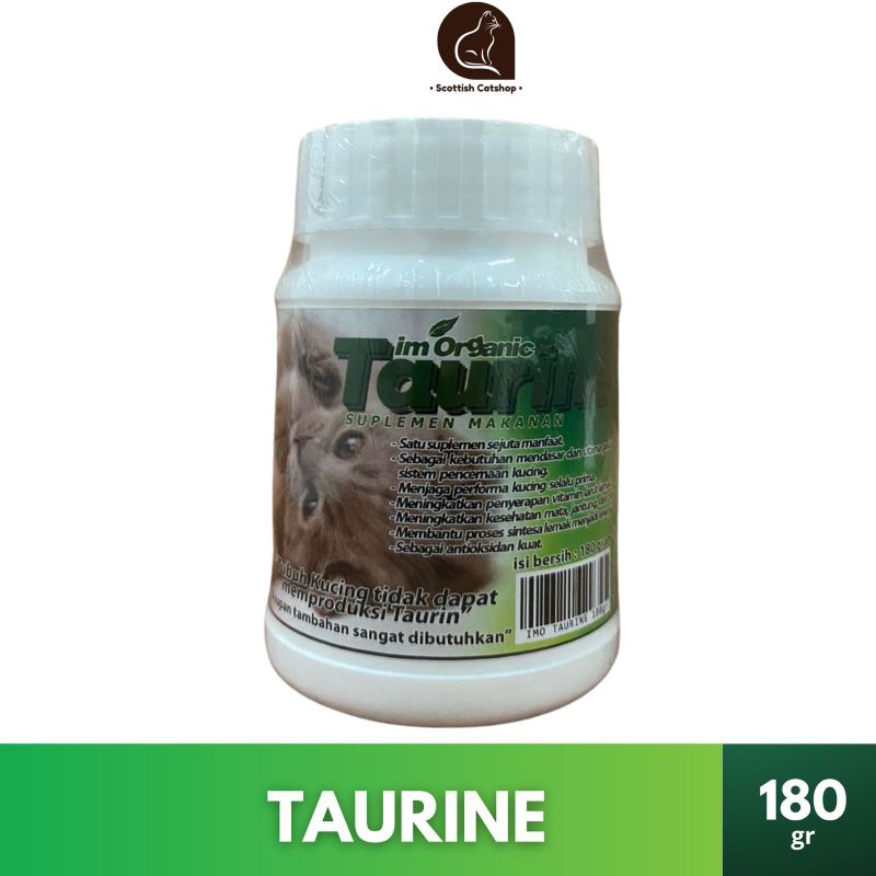 IM ORGANIC TAURINE - Vitamin Kucing 180 gr