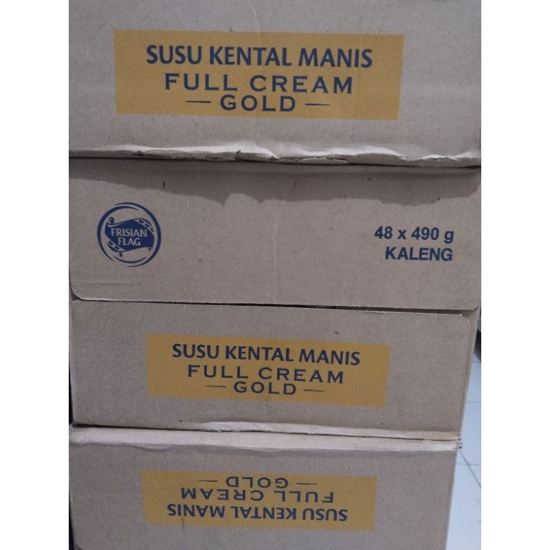 

FRISIAN FLAG FULL CREAM GOLD 370GR x 48 Kaleng